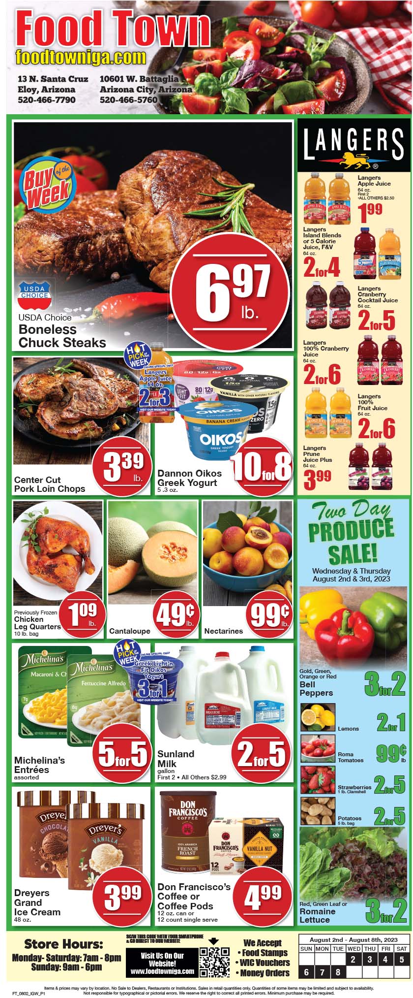 Weekly Ad August 2 8 2023 Food Town IGA