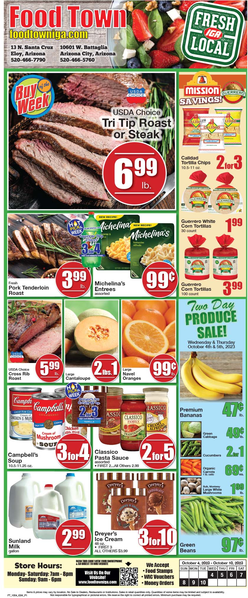 Weekly Ad October 4 10 2023 Food Town IGA